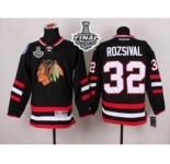 nhl jerseys chicago blackhawks #32 rozsival balck 2014 Stadium Series[2015 stanley cup][rozsival]