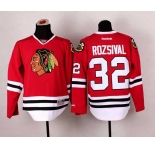 nhl jerseys chicago blackhawks #32 rozsival red[rozsival]