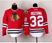 nhl jerseys chicago blackhawks #32 rozsival red[rozsival]