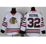 nhl jerseys chicago blackhawks #32 rozsival white[rozsival]
