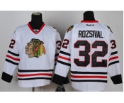 nhl jerseys chicago blackhawks #32 rozsival white[rozsival]