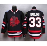 nhl jerseys chicago blackhawks #33 darling black[2014 Stadium Series][the skeleton head][darling]
