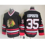 nhl jerseys chicago blackhawks #35 esposito black[2015 new]