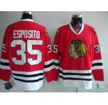 nhl jerseys chicago blackhawks #35 esposito red