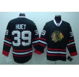 nhl jerseys chicago blackhawks #39 huet black
