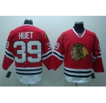 nhl jerseys chicago blackhawks #39 huet red