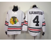 nhl jerseys chicago blackhawks #4 hjalmarsson white[2015 new classic]