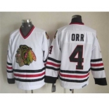 nhl jerseys chicago blackhawks #4 orr white