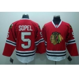 nhl jerseys chicago blackhawks #5 sopel red