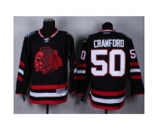 nhl jerseys chicago blackhawks #50 crawford black [2014 new]