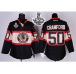nhl jerseys chicago blackhawks #50 crawford black New Third[2015 stanley cup]