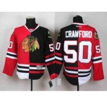 nhl jerseys chicago blackhawks #50 crawford black-red[split]