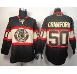 nhl jerseys chicago blackhawks #50 crawford black [third edition]