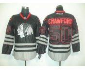 nhl jerseys chicago blackhawks #50 crawford black[2011 new]