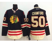 nhl jerseys chicago blackhawks #50 crawford black[2015 new classic]