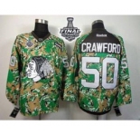 nhl jerseys chicago blackhawks #50 crawford camo[2015 stanley cup]