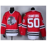 nhl jerseys chicago blackhawks #50 crawford red-1 [2014 new]
