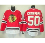 nhl jerseys chicago blackhawks #50 crawford red