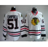 nhl jerseys chicago blackhawks #51 brian campbell white
