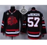 nhl jerseys chicago blackhawks #57 van riemsdyk black-1[the skeleton head][2015 stanley cup]