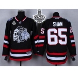 nhl jerseys chicago blackhawks #65 shaw black 2014 Stadium Series [2015 stanley cup]