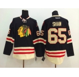 nhl jerseys chicago blackhawks #65 shaw black[2015 new classic]