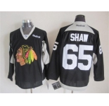 nhl jerseys chicago blackhawks #65 shaw black