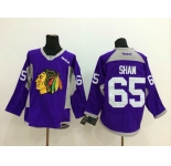 nhl jerseys chicago blackhawks #65 shaw purple