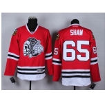 nhl jerseys chicago blackhawks #65 shaw red-1 [2014 new]
