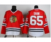 nhl jerseys chicago blackhawks #65 shaw red
