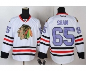 nhl jerseys chicago blackhawks #65 shaw white[number purple]