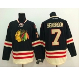 nhl jerseys chicago blackhawks #7 seabrook black[2015 new classic]