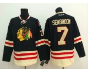 nhl jerseys chicago blackhawks #7 seabrook black[2015 new classic]