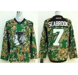 nhl jerseys chicago blackhawks #7 seabrook camo