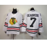 nhl jerseys chicago blackhawks #7 seabrook white[2015 new classic]