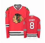 nhl jerseys chicago blackhawks #8 leddy red