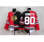 nhl jerseys chicago blackhawks #80 vermette black-red[split]