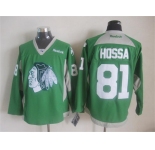 nhl jerseys chicago blackhawks #81 Marian Hossa  green[2015 new]