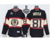 nhl jerseys chicago blackhawks #81 hossa black New Third[2015 stanley cup]