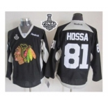 nhl jerseys chicago blackhawks #81 hossa black[2015 new][2015 stanley cup]