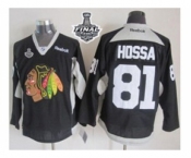 nhl jerseys chicago blackhawks #81 hossa black[2015 new][2015 stanley cup]