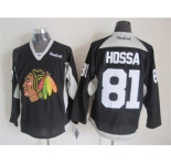 nhl jerseys chicago blackhawks #81 hossa black