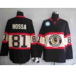 nhl jerseys chicago blackhawks #81 hossa black[winter classic]