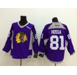 nhl jerseys chicago blackhawks #81 hossa purple