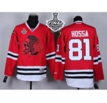 nhl jerseys chicago blackhawks #81 hossa red-1[the skeleton head][2015 stanley cup]