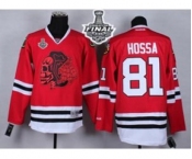 nhl jerseys chicago blackhawks #81 hossa red-1[the skeleton head][2015 stanley cup]
