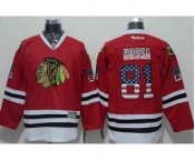 nhl jerseys chicago blackhawks #81 hossa red[national flag version]