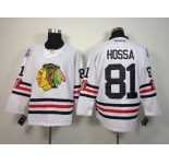 nhl jerseys chicago blackhawks #81 hossa white[2015 new classic]