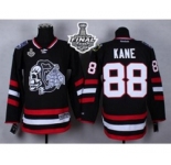 nhl jerseys chicago blackhawks #88 kane black[the skeleton head][2015 stanley cup]