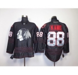 nhl jerseys chicago blackhawks #88 kane full black